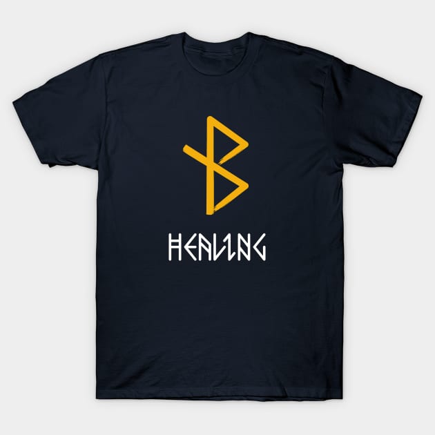 Viking Healing Rune T-Shirt by Neon-Light